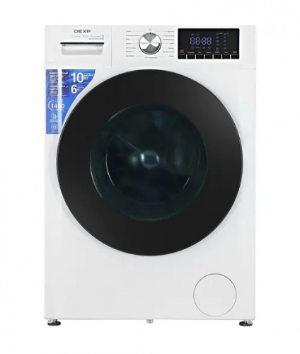 Стирально-сушильная машина DEXP WD-F1014DMG/WWSI белая