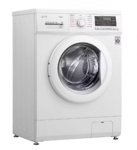 Стирально-сушильная машина LG F1296CDS0 белый
