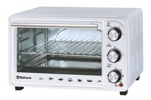 Электропечь Sakura SA-7024W белый