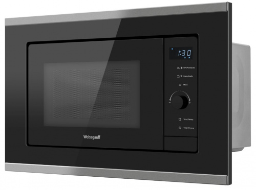 Встраиваемая микроволновая печь Weissgauff HMT-720 BX Grill черный