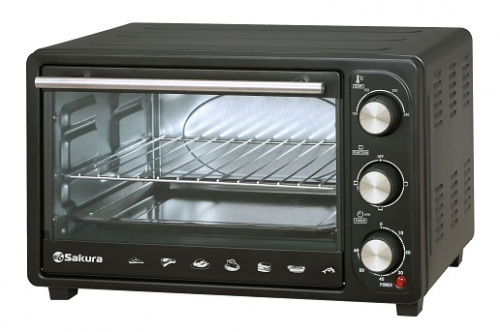 Электропечь Sakura SA-7024B черный