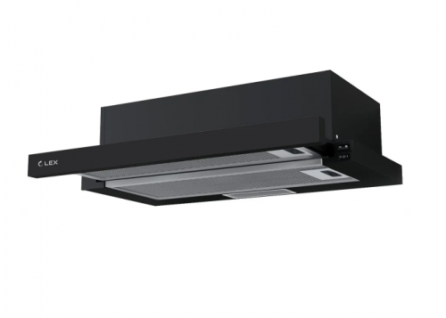 Вытяжка телескопическая LEX HUBBLE 2M 600 BLACK (2 мотора) черный