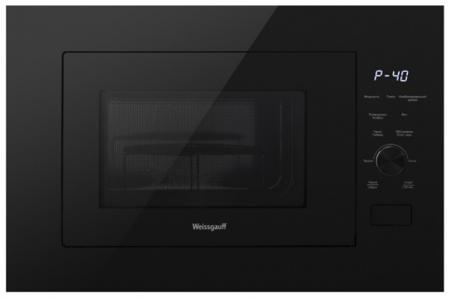 Встраиваемая микроволновая печь Weissgauff HMT-625 Grill черный