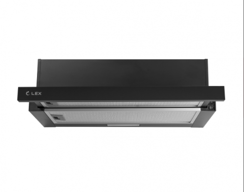 Вытяжка телескопическая LEX HOGAN 600 BLACK черный