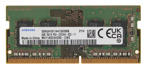 Оперативная память SODIMM DDR4 4096MB PC25600 3200MHz Samsung [M471A5244CB0-CWE] OEM