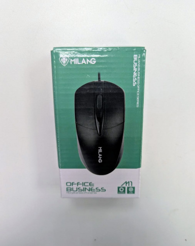 Мышь проводная Milang черная
