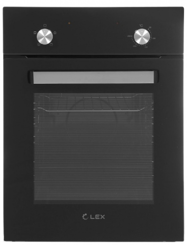 Электрический духовой шкаф узкий LEX EDM 4540 BL черный