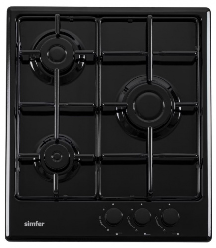 Газовая варочная поверхность Simfer H45V30B440 черный
