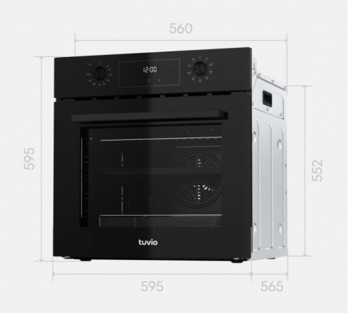 Электрический духовой шкаф Tuvio NF63TTBGB1 черный