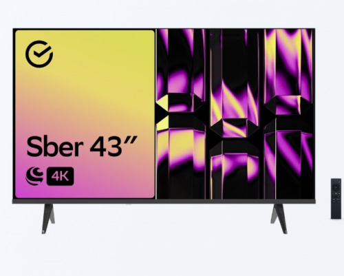 43" (108 см) Телевизор LED Sber SDX-43U4126 черный