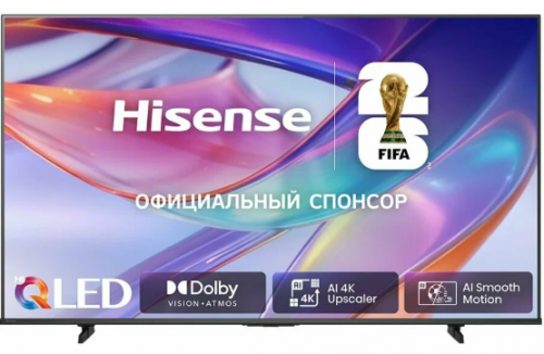55" (139 см) Телевизор QLED Hisense 55E77SL черный